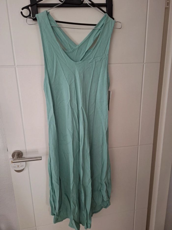 Robe en viscose vert d'eau