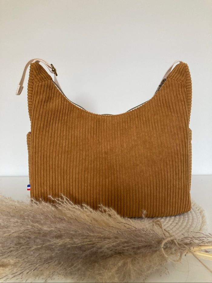 Sac à main boho camel.