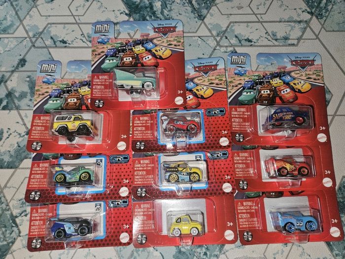 10 mini voitures racers cars Disney pixar mattel neuves rare - photo numéro 4