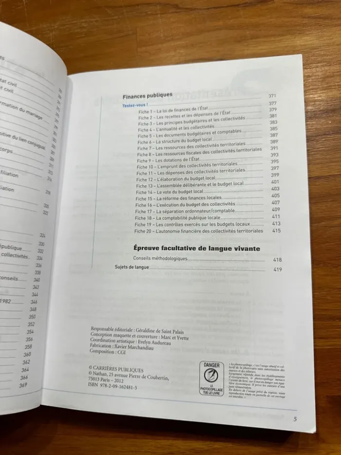 Livre concours, adjoint administratif territorial - photo numéro 7