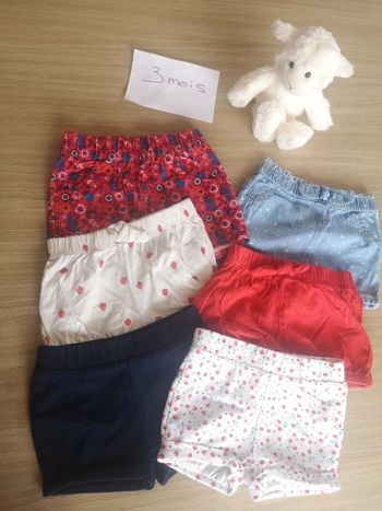 Lot de 6 shorts