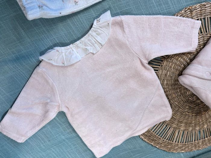 Lot 2 pyjamas jumelles taille 1 mois - photo numéro 11