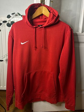 Sweat pull capuche Nike rouge - Taille XL