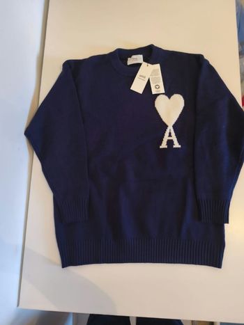 Pull ami paris bleu marine