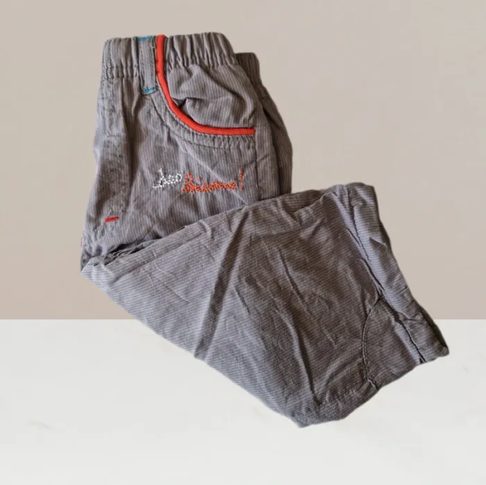 Pantalon cargo gris - Orchestra - Taille 6 mois