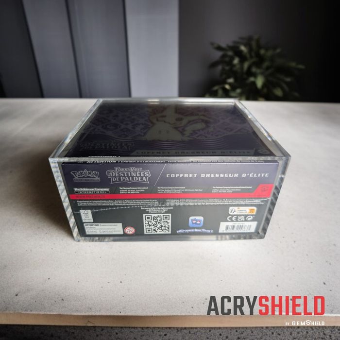 4 protections acrylique pour ETB pokémon de la gamme Basics by Gemshield - photo numéro 3