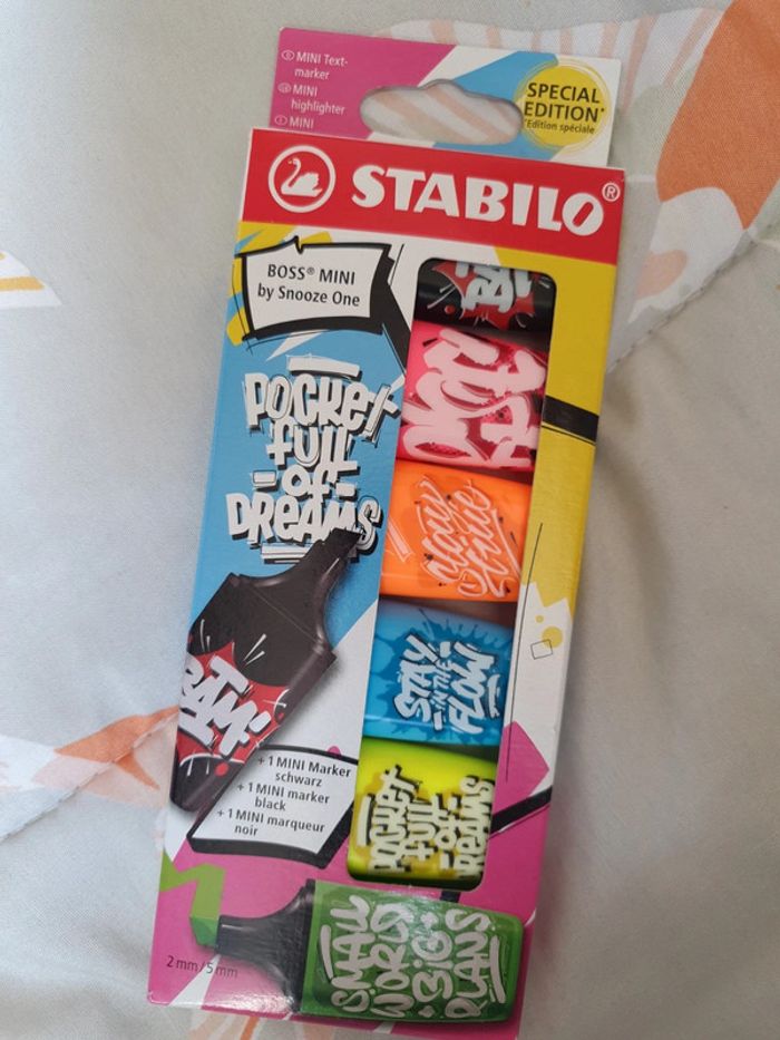 Lot stabilo édition spéciale