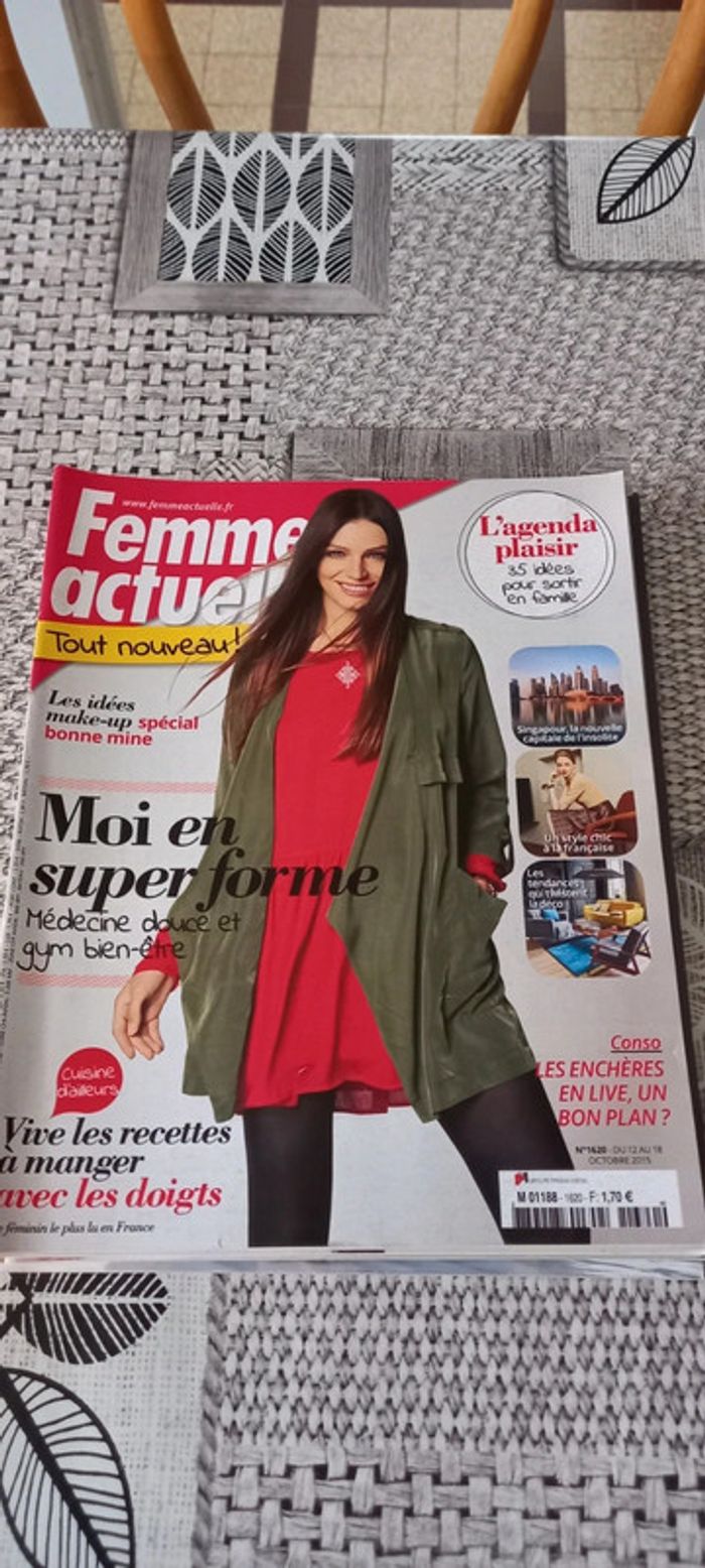 Magazines Femme actuelle année 2015 - photo numéro 11