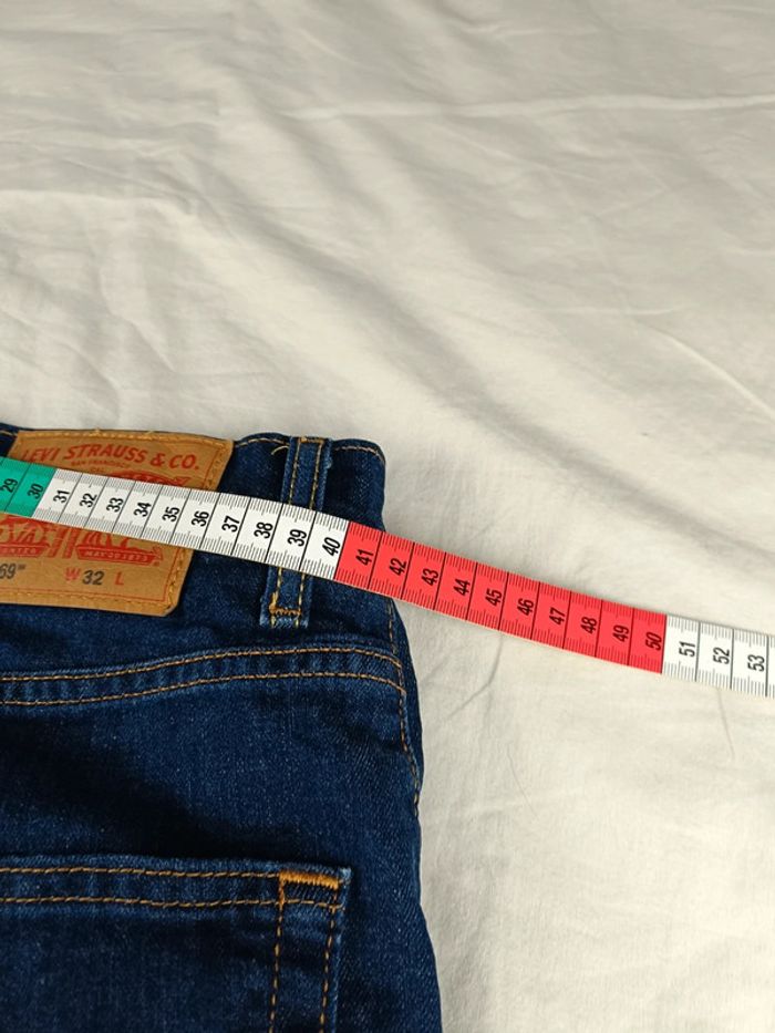 Jort Levis 569 bleu marine W32 - photo numéro 10