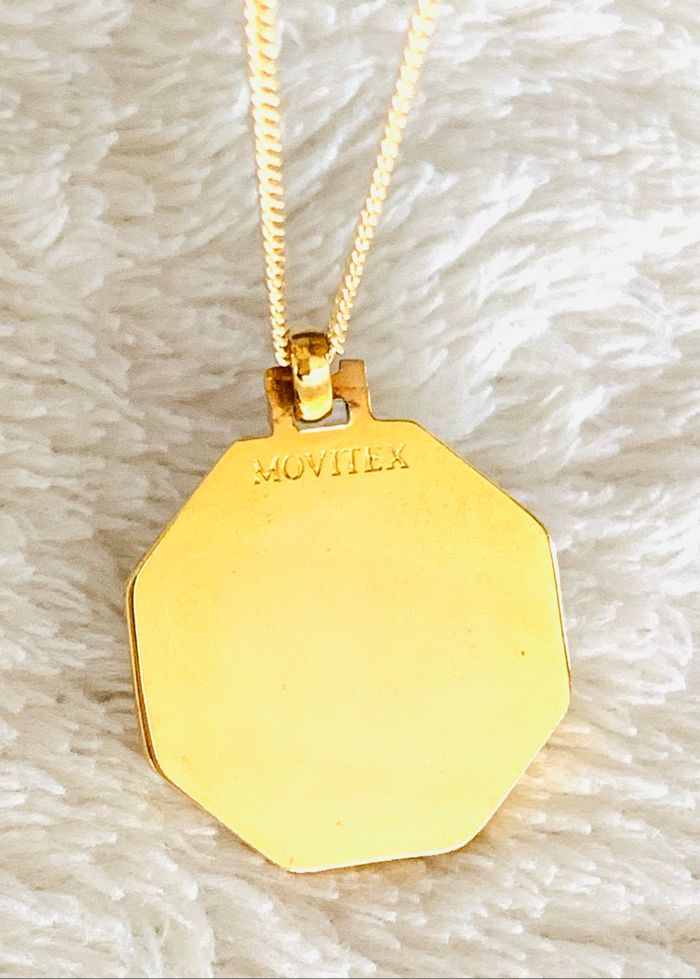 Collier doré Signe du zodiaque Capricorne - photo numéro 4