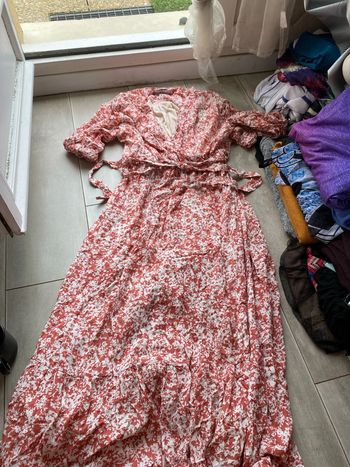 Robe, longue taille L. XL.