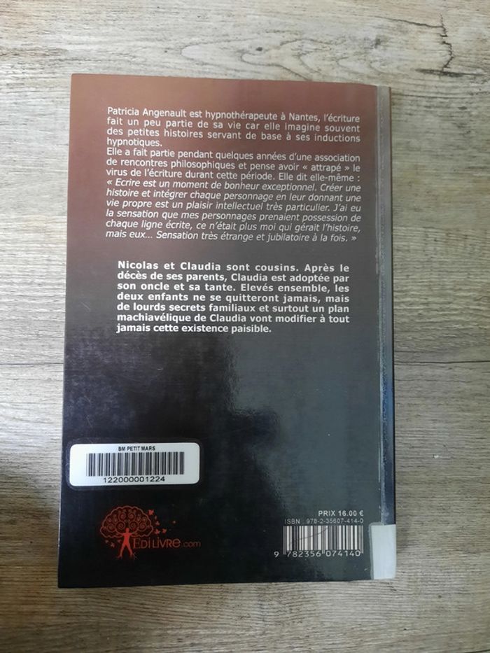 Livre: Gènes d'amour de Patricia Angenault - photo numéro 2