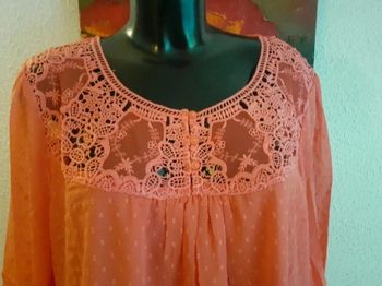 Blouse macramé T52
