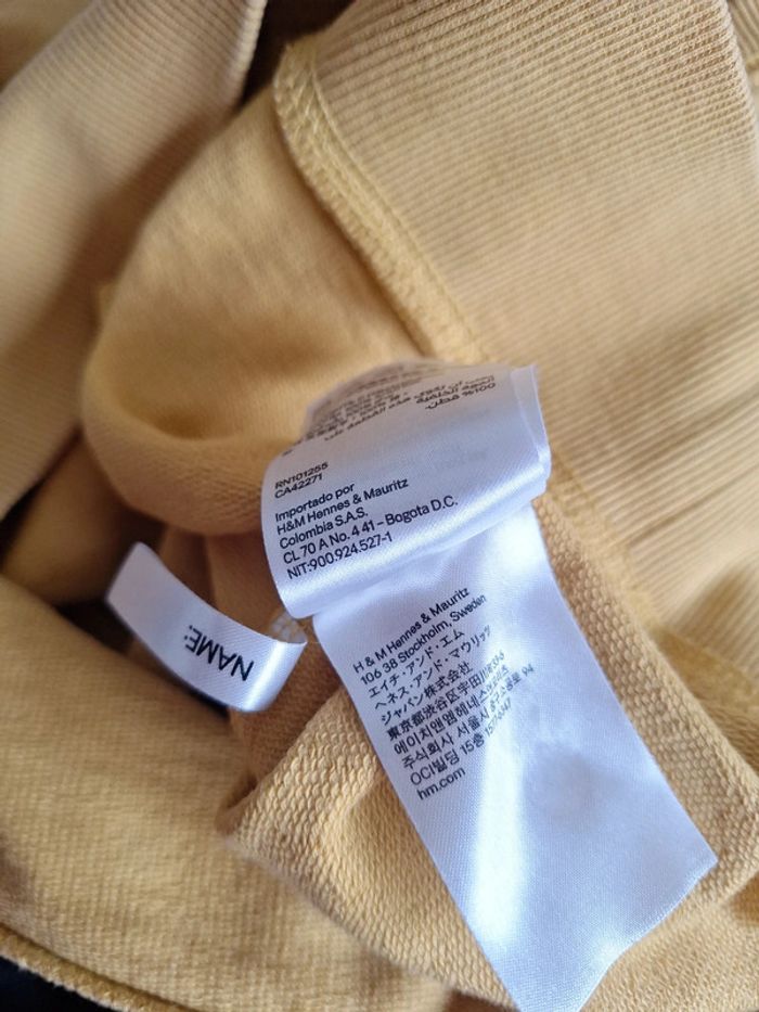 Pull jaune skate H&M enfant garçon 14 ans - photo numéro 4