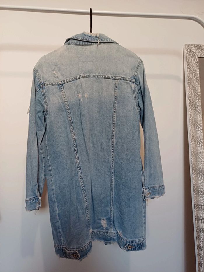 Veste en jean longue - photo numéro 3