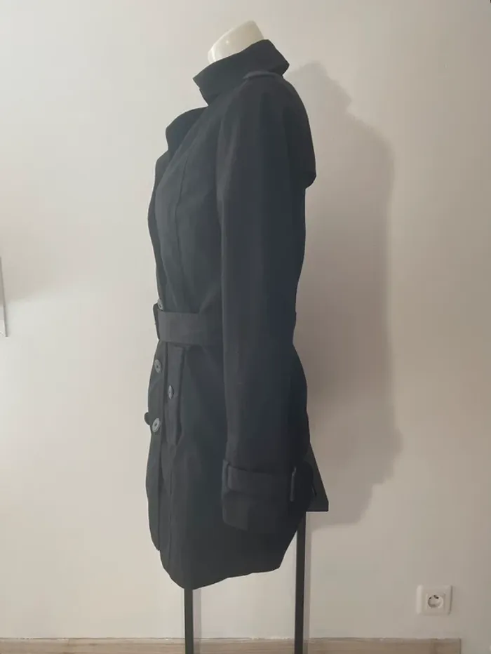 Trench noir camaïeu - photo numéro 4