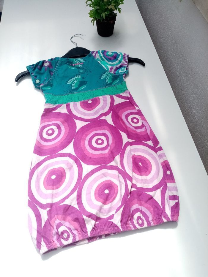 Robe fleurie /fille /desigual/4 ans - photo numéro 10