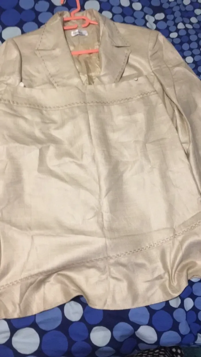 Ensemble classe femme taille 38 champagne - photo numéro 3