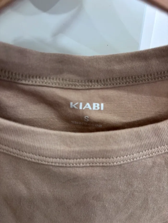 T-shirt beige - photo numéro 3
