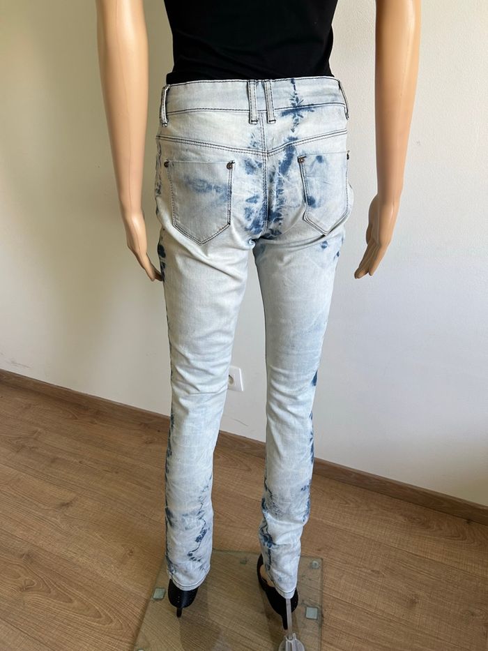 Jean bleu et bleu clair Zac & Zoé taille M bon état - photo numéro 5