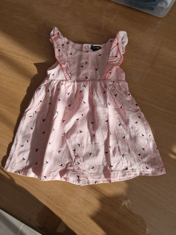 Robe kiabi 6 mois cerise