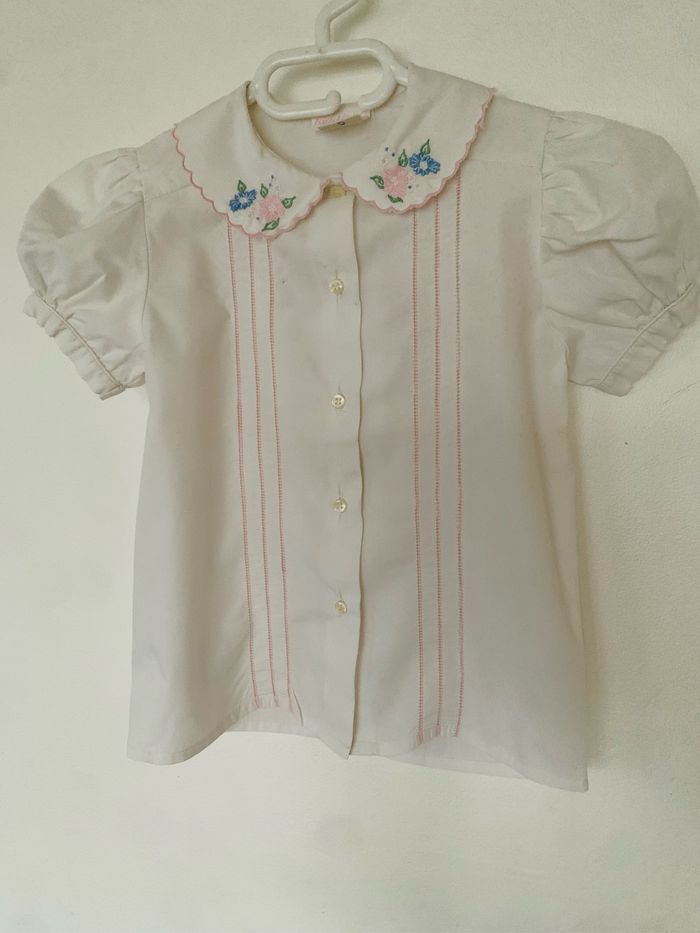 Blouse brodée 4 ans