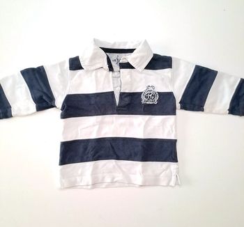 Polo rayé 12 mois