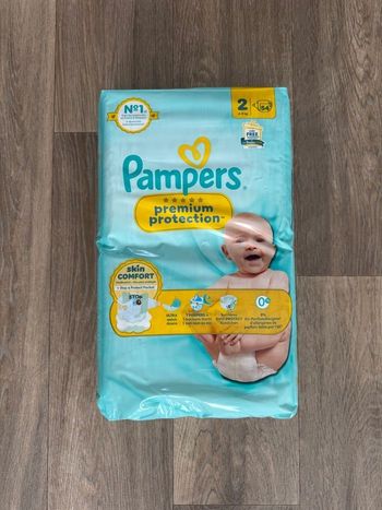 Pampers premium protection taille 2 - 54 couches