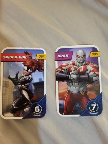 Cartes Marvel Leclerc