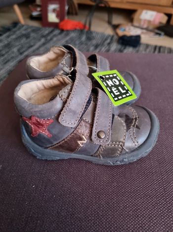 Bottines Noel cuir fourrées 100% laine T19