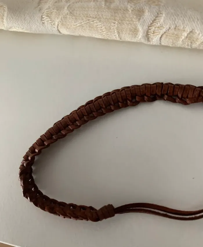 Bracelet cuir marron - photo numéro 4