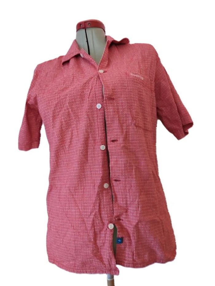 Chemise rouge à carreaux blanc Simmer Taille S