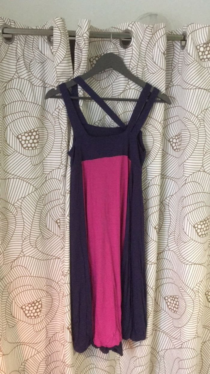 Robe skunkfunk super état rose et violette - photo numéro 3