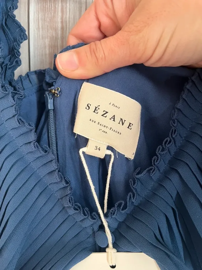 Robe Rachel t. 34 bleu océan - photo numéro 6