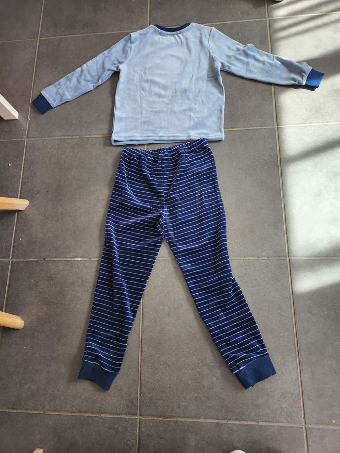 Pyjama  velours fluorescent taille 8 ans - photo numéro 5