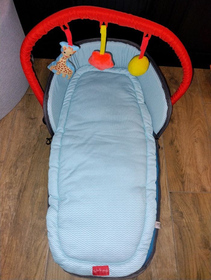 Tapis d'éveil bébé pliable transportable Sophie la girafe - photo numéro 2