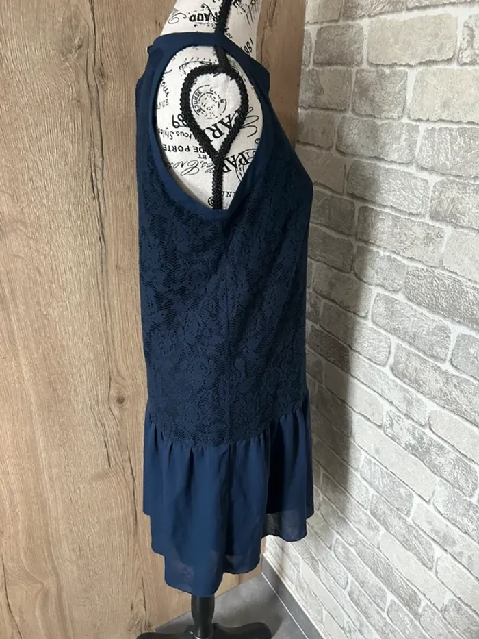 Robe décontractée chic avec dentelle taille 38 - photo numéro 4