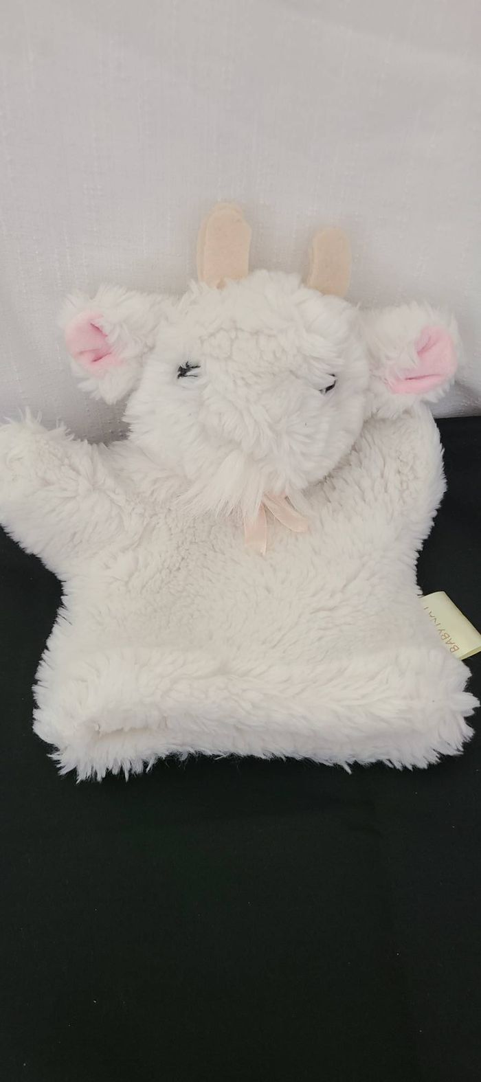 doudou marionnette chèvre  baby nat - photo numéro 4