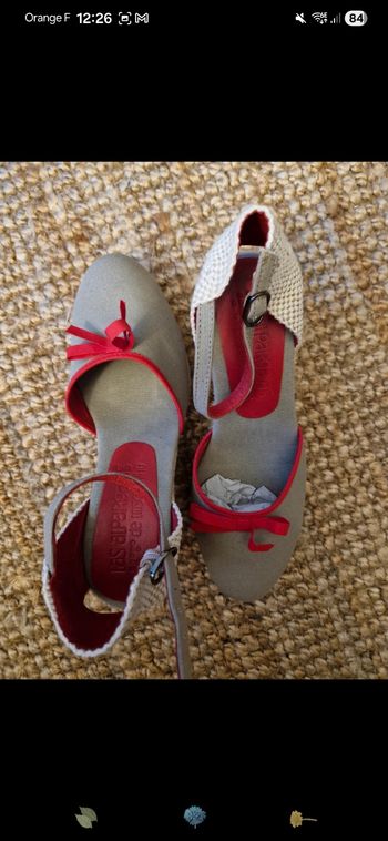 Chaussure à talon le temps des cerises