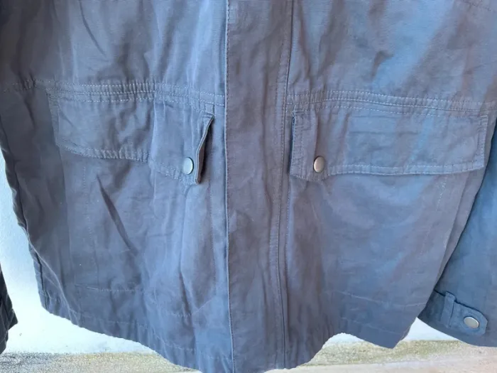 Columbia Coupe-Vent Gris à Capuche Homme M – Veste Windbreaker Zip - photo numéro 6