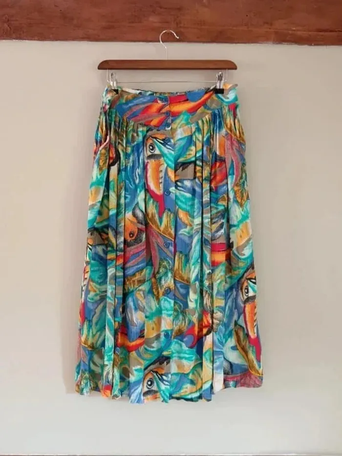 Jupe multicolore toucans - photo numéro 4