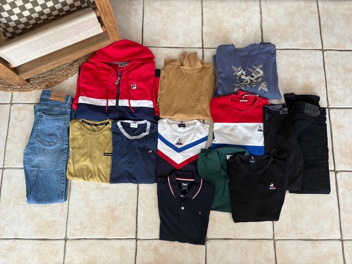 Lot vêtements homme - de marques - taille XS/34 -