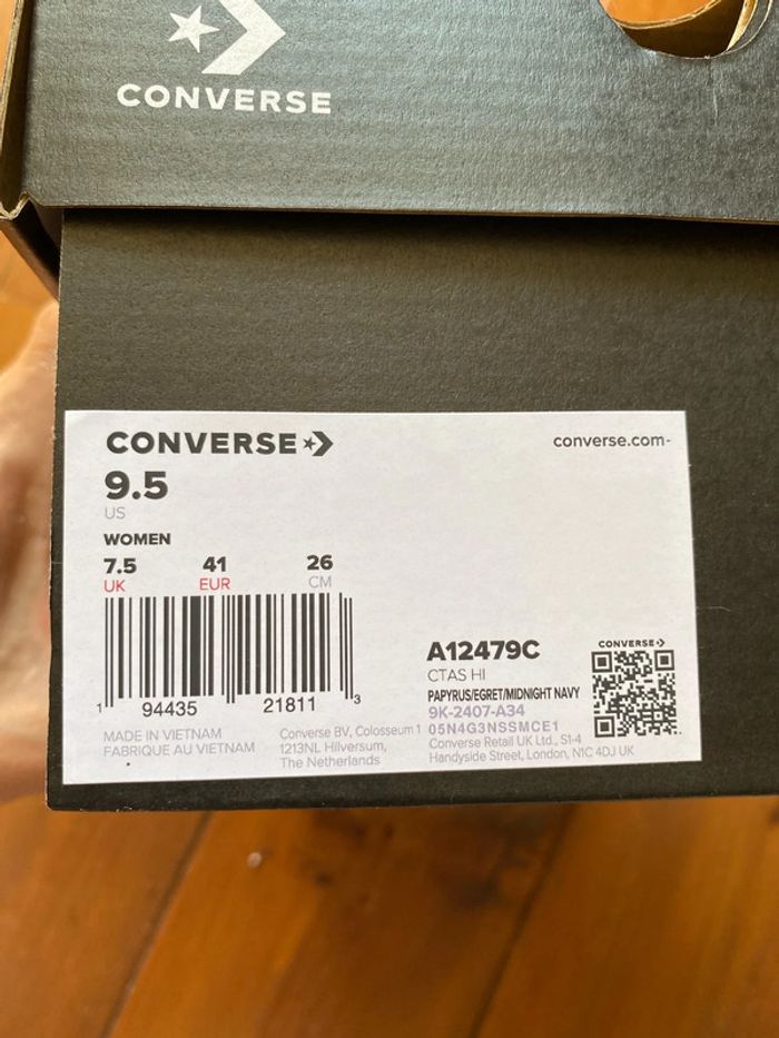 Converse Chuck Taylor 41 beige - photo numéro 9