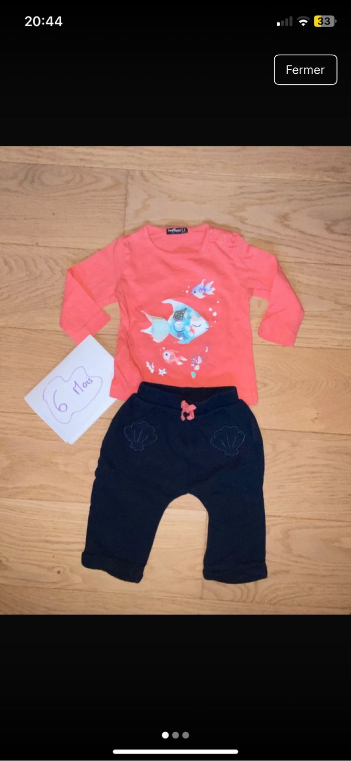 Lot 3 ensembles 6 mois - photo numéro 2