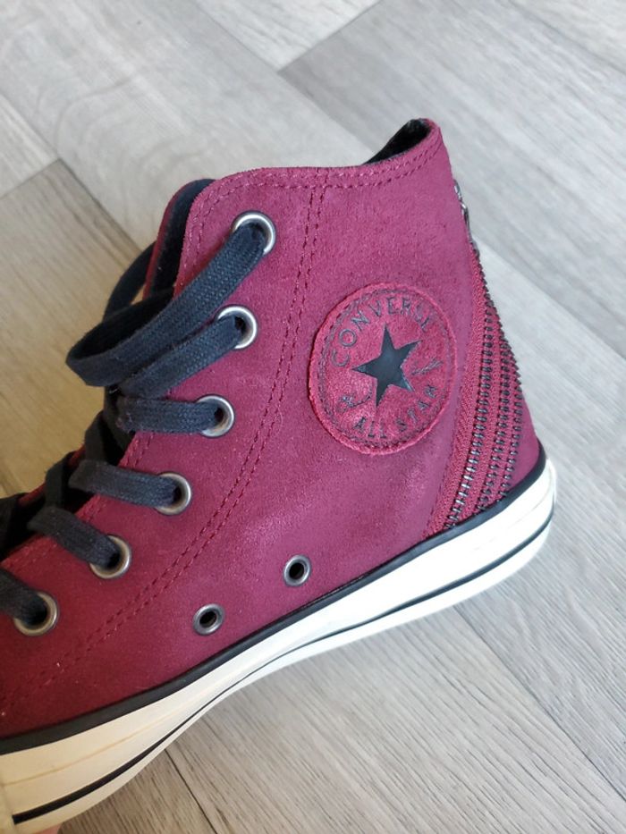 Converse bordeaux et noire P.38.5 - photo numéro 11