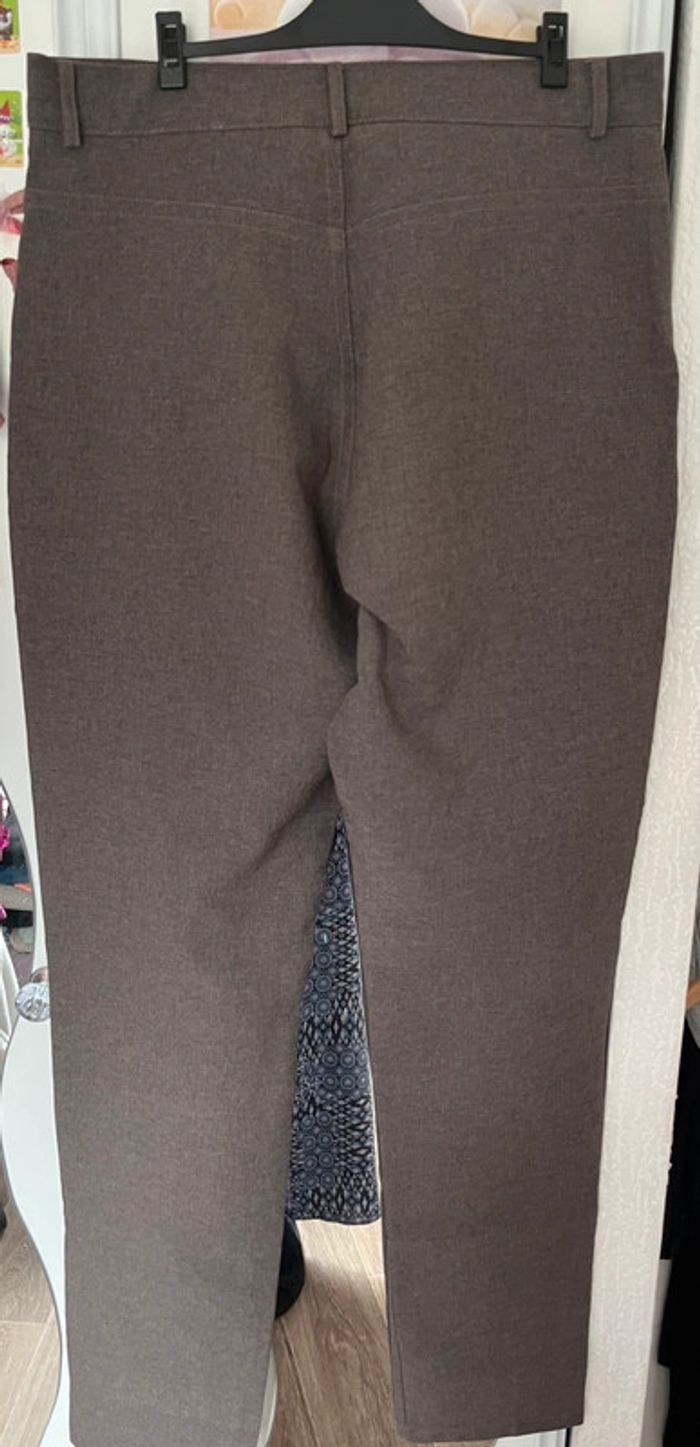 Pantalon de costume, marron, LA CITY, 42 - photo numéro 6