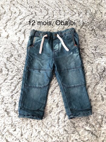 Jean Obaïbi doublé coton G12m