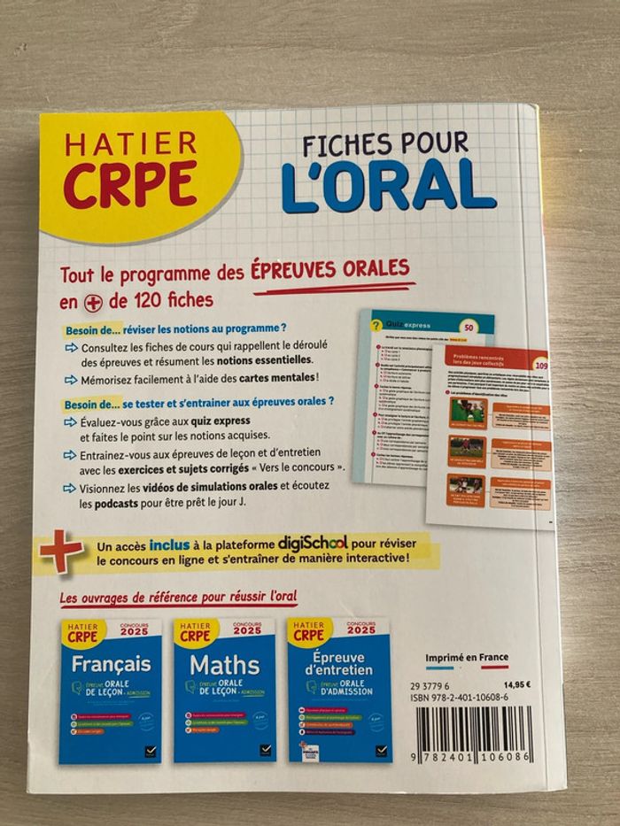 CRPE – Fiches oral leçon & entretien - photo numéro 8