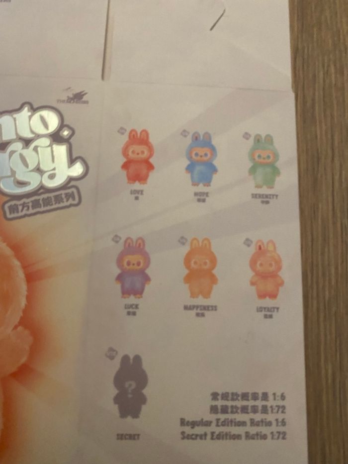 Labubu V3 neuf et sous blister Luck / chance - photo numéro 4