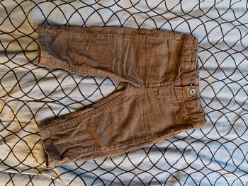 Pantalon bébé garçon hiver en velour